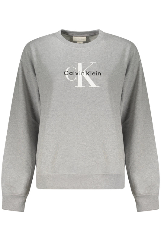 CALVIN KLEIN SWEATSHIRT WITHOUT ZIP WOMEN GREY-0