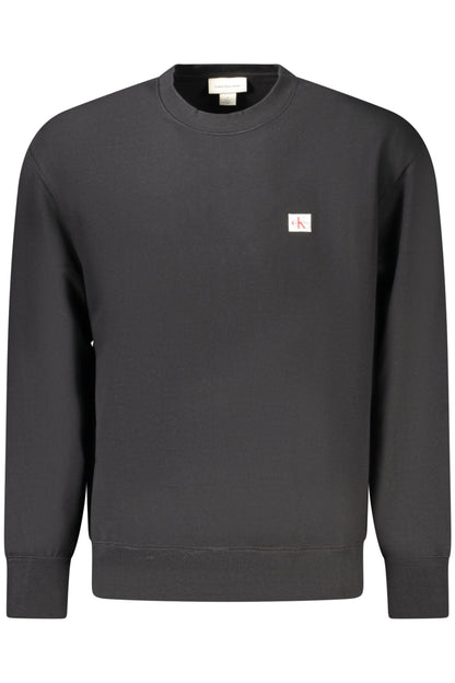CALVIN KLEIN MEN'S BLACK ZIP-UP SWEATSHIRT-0