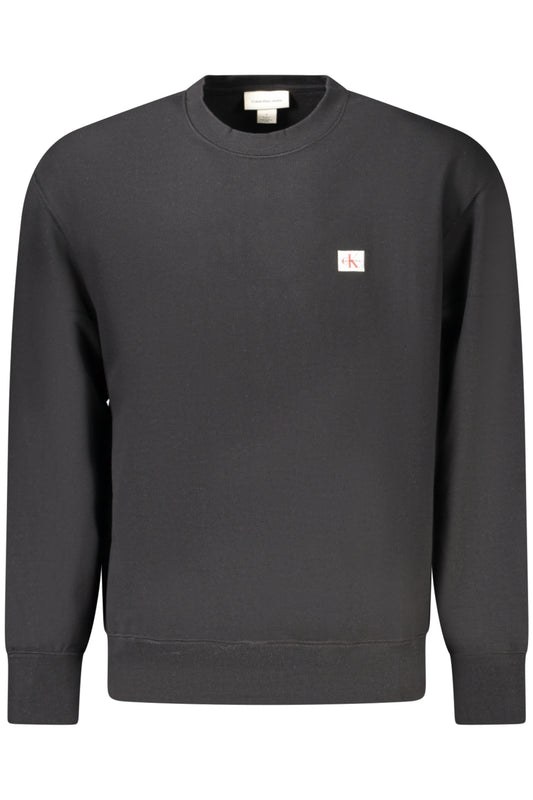 CALVIN KLEIN MEN'S BLACK ZIP-UP SWEATSHIRT-0