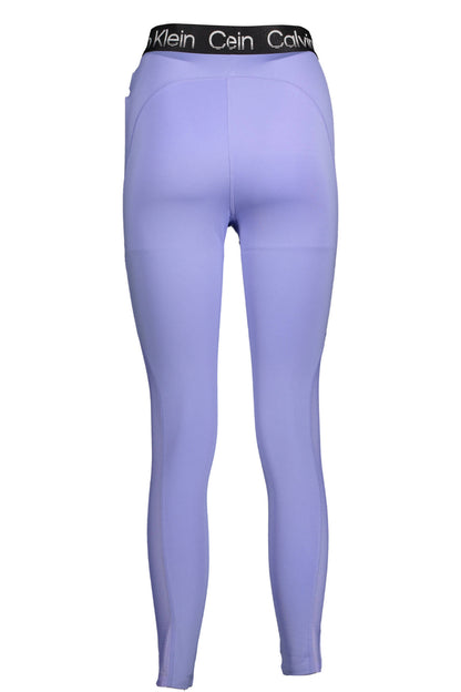 CALVIN KLEIN LEGGINGS WOMAN PURPLE-1