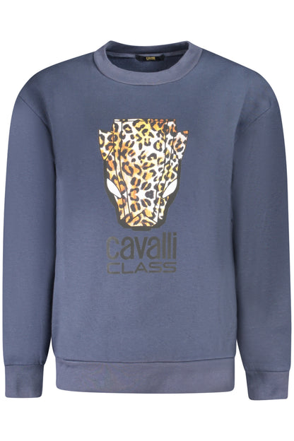 CAVALLI CLASS SWEATSHIRT WITHOUT ZIP WOMEN BLUE-0