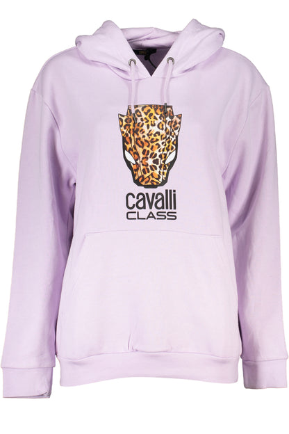 CAVALLI CLASS WOMEN'S SWEATSHIRT WITHOUT ZIP PURPLE-0