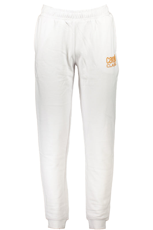 CAVALLI CLASS MEN'S WHITE PANTS-0