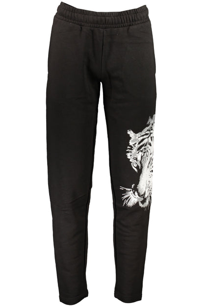 CAVALLI CLASS MEN'S BLACK PANTS-0