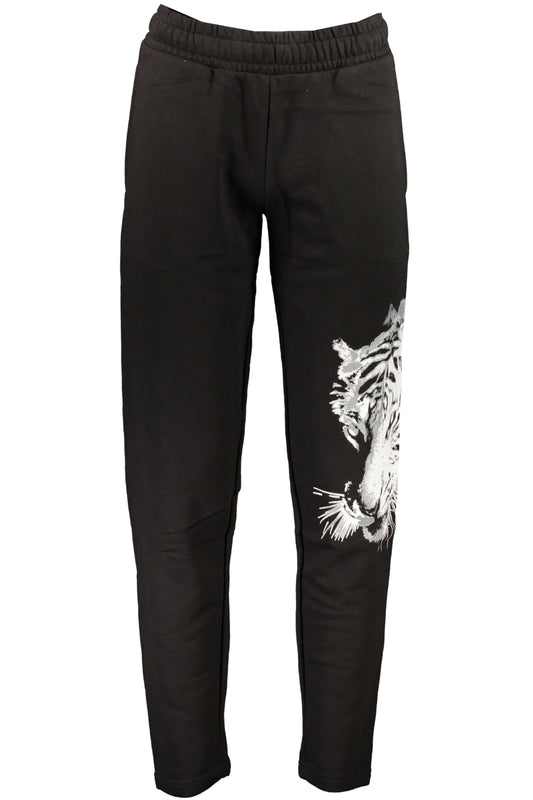 CAVALLI CLASS MEN'S BLACK PANTS-0