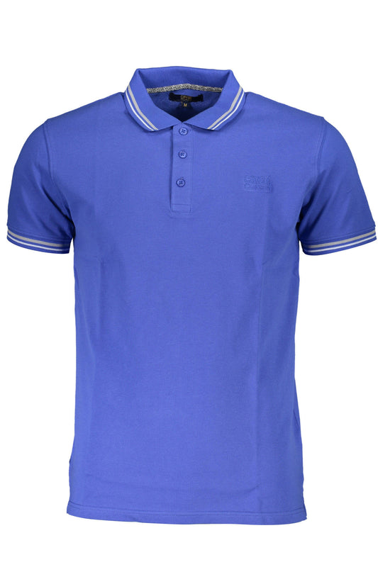 CAVALLI CLASS POLO SHORT SLEEVE MEN BLUE-0