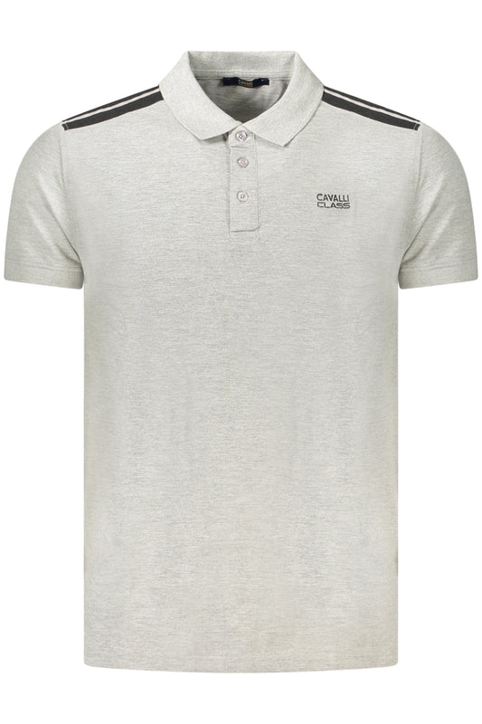 CAVALLI CLASS POLO SHORT SLEEVES MEN GREY-0