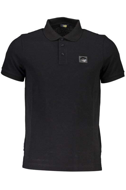 CAVALLI CLASS POLO SHORT SLEEVE MEN BLACK-0