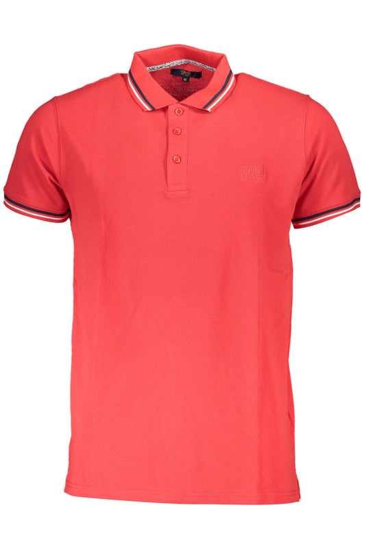 CAVALLI CLASS POLO SHORT SLEEVES MEN RED-0