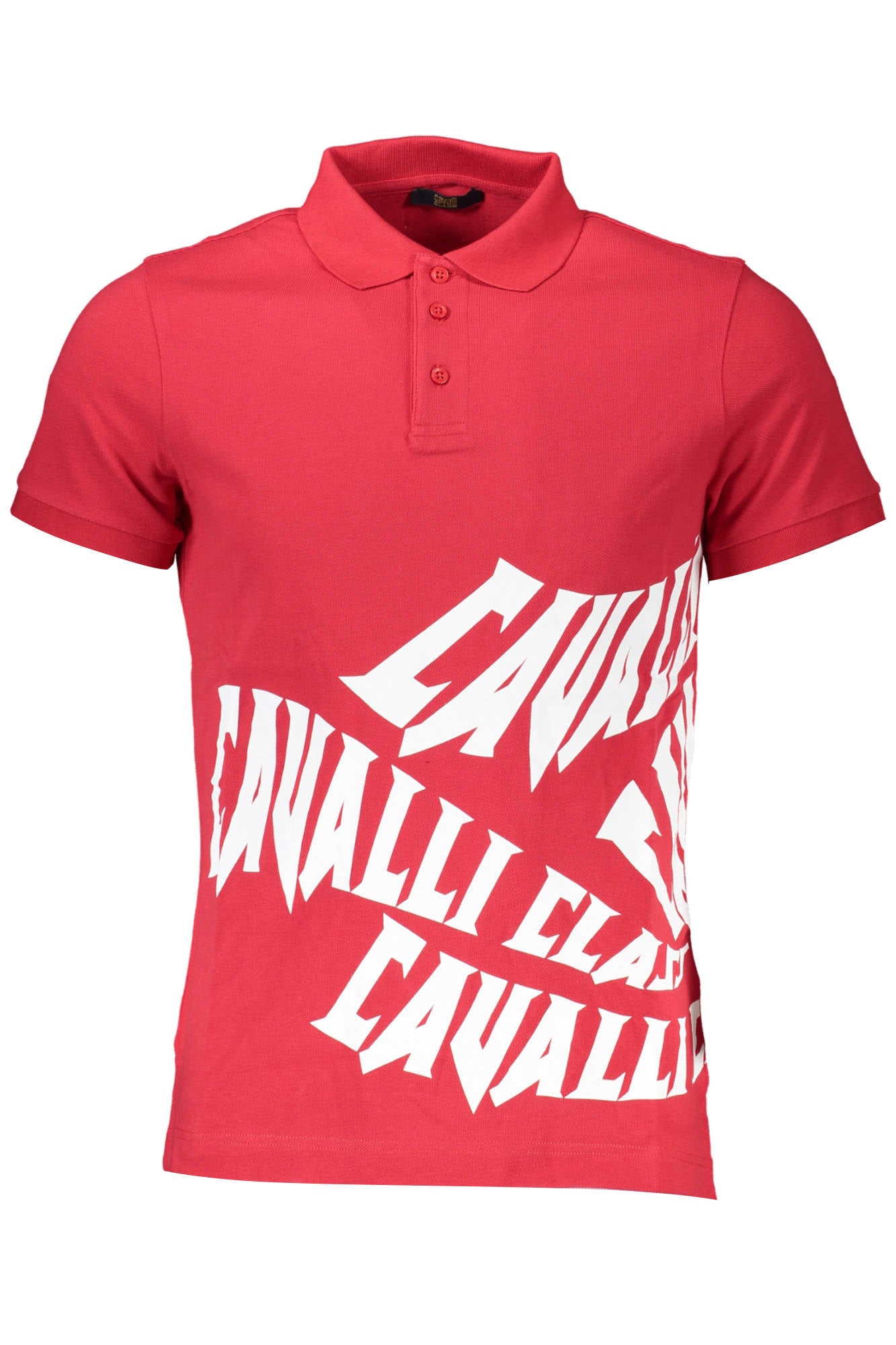 CAVALLI CLASS POLO SHORT SLEEVES MEN RED-0