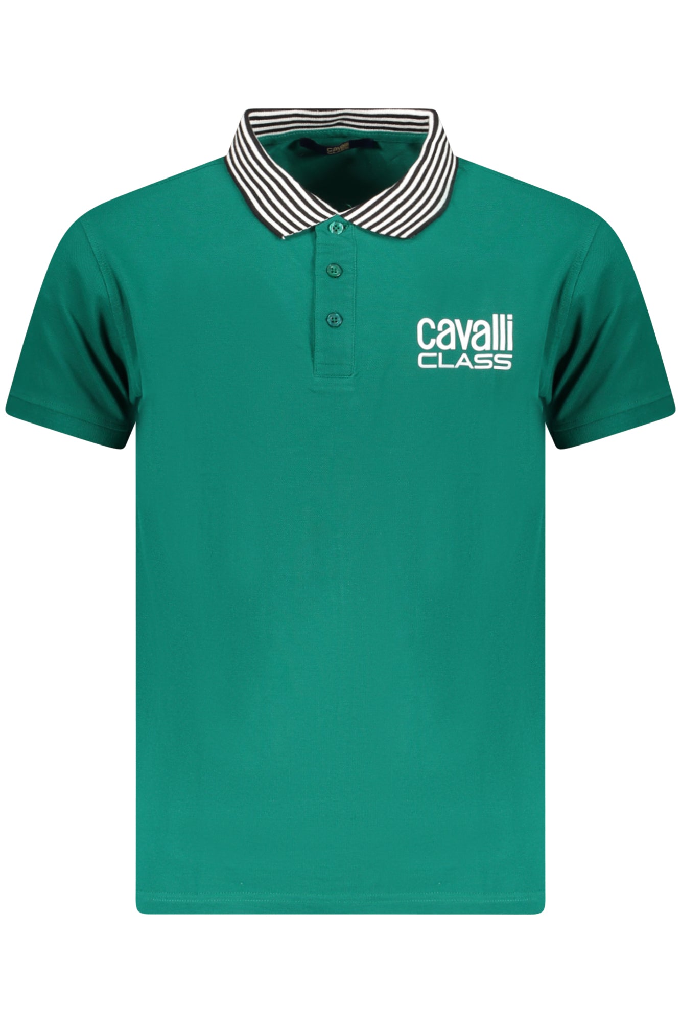 CAVALLI CLASS POLO SHORT SLEEVES MEN GREEN-0