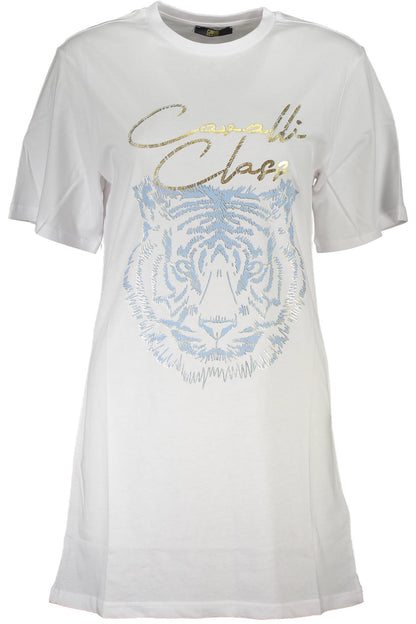 CAVALLI CLASS SHORT SLEEVE T-SHIRT WOMEN WHITE-0