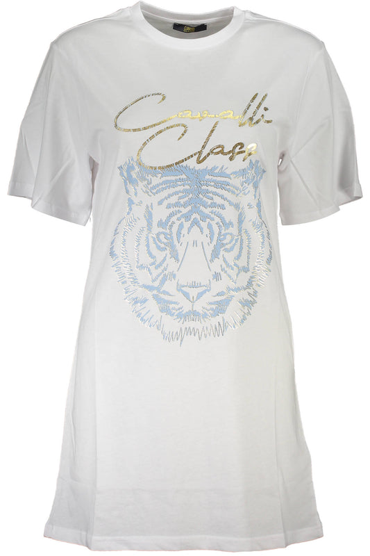 CAVALLI CLASS SHORT SLEEVE T-SHIRT WOMEN WHITE-0