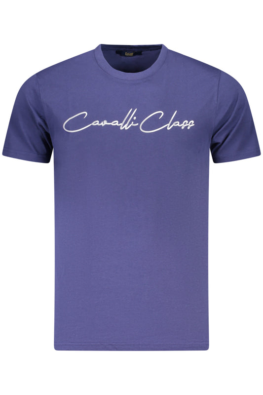 CAVALLI CLASS SHORT SLEEVE T-SHIRT MEN BLUE-0