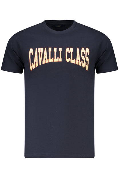 CAVALLI CLASS SHORT SLEEVE T-SHIRT MEN BLUE-0
