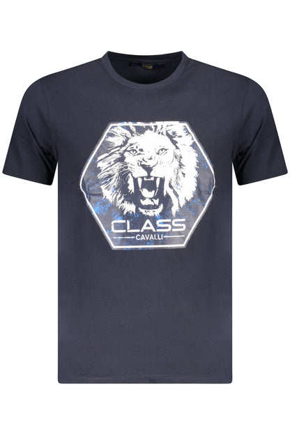 CAVALLI CLASS SHORT SLEEVE T-SHIRT MEN BLUE-0