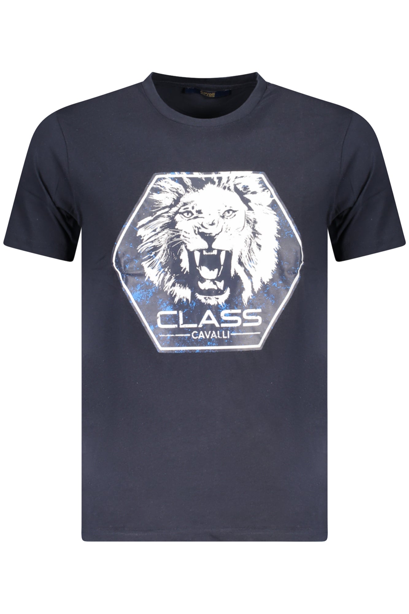 CAVALLI CLASS SHORT SLEEVE T-SHIRT MEN BLUE-0