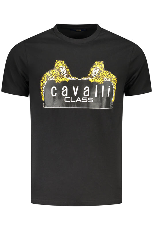 CAVALLI CLASS SHORT SLEEVE T-SHIRT MEN BLACK-0