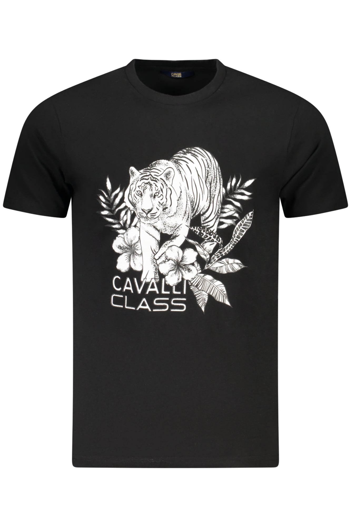 CAVALLI CLASS SHORT SLEEVE T-SHIRT MEN BLACK-0