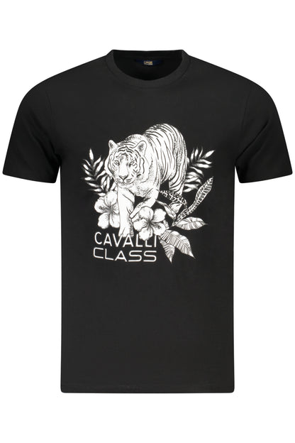 CAVALLI CLASS SHORT SLEEVE T-SHIRT MEN BLACK-0