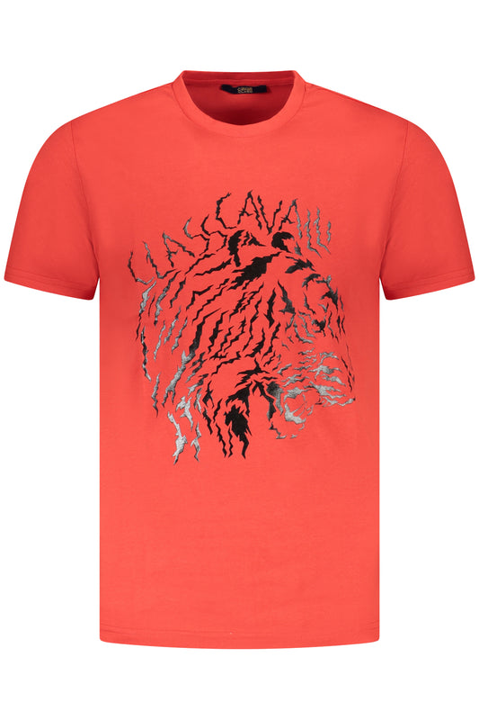 CAVALLI CLASS SHORT SLEEVE T-SHIRT MEN RED-0