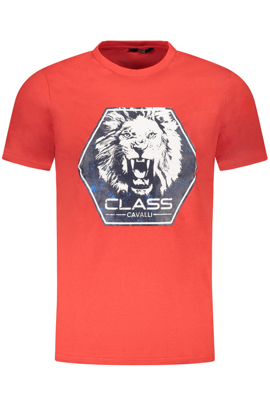 CAVALLI CLASS SHORT SLEEVE T-SHIRT MEN RED-0