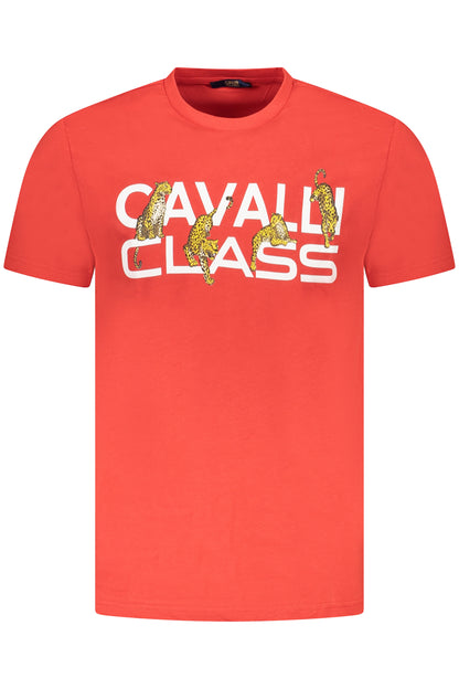 CAVALLI CLASS SHORT SLEEVE T-SHIRT MEN RED-0