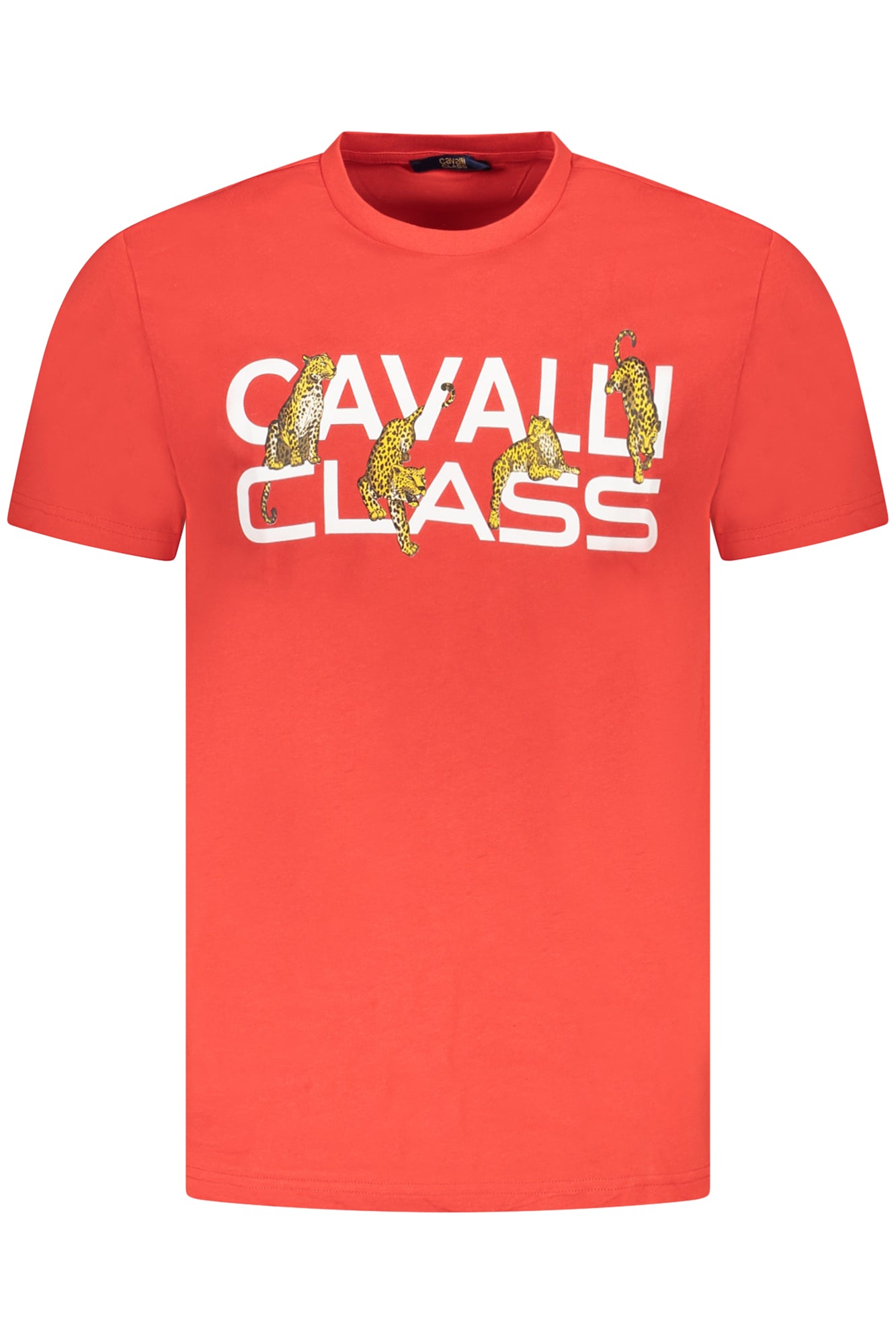 CAVALLI CLASS SHORT SLEEVE T-SHIRT MEN RED-0