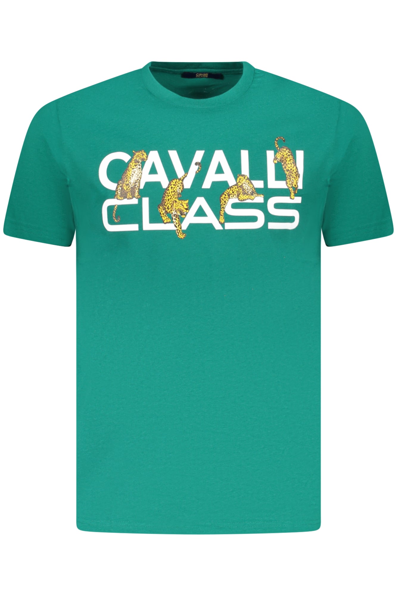 CAVALLI CLASS SHORT SLEEVE T-SHIRT MEN GREEN-0