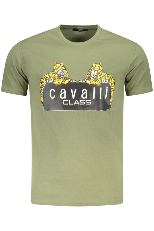 CAVALLI CLASS SHORT SLEEVE T-SHIRT MEN GREEN-0
