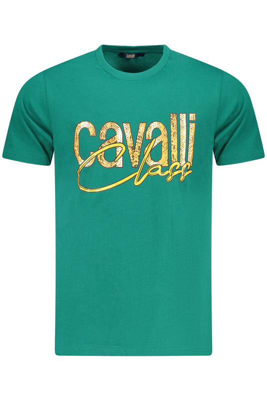 CAVALLI CLASS SHORT SLEEVE T-SHIRT MEN GREEN-0