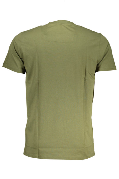 CAVALLI CLASS GREEN MEN'S SHORT SLEEVED T-SHIRT-1