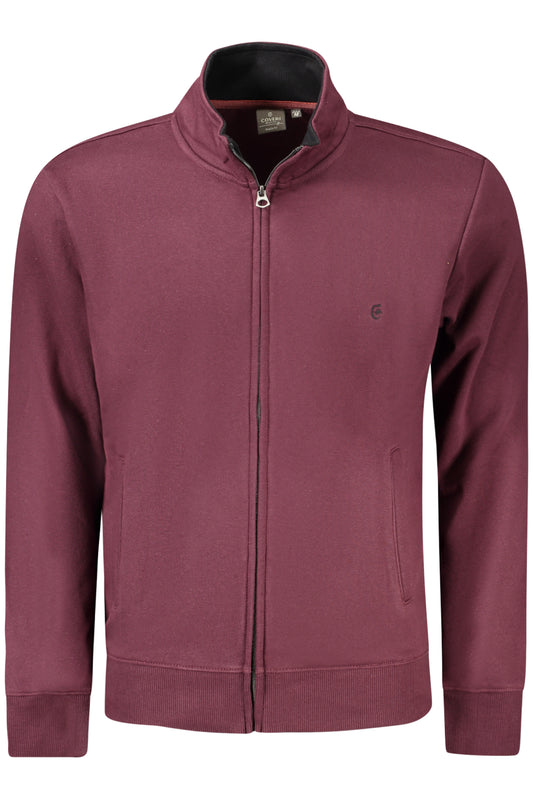 COVERI MOVING RED MEN'S ZIP-UP SWEATSHIRT-0