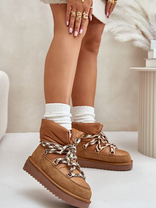 Snow boots model 202208 Step in style-0