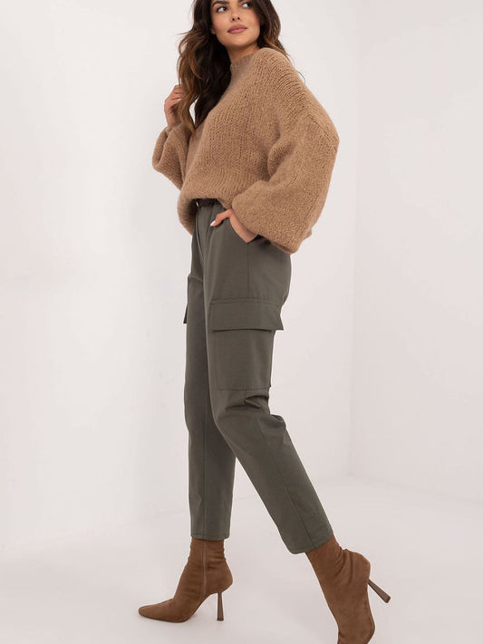 Women trousers model 202303 Och Bella-1