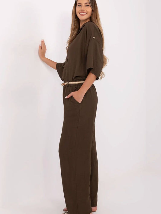 Women trousers model 214059 Italy Moda-1