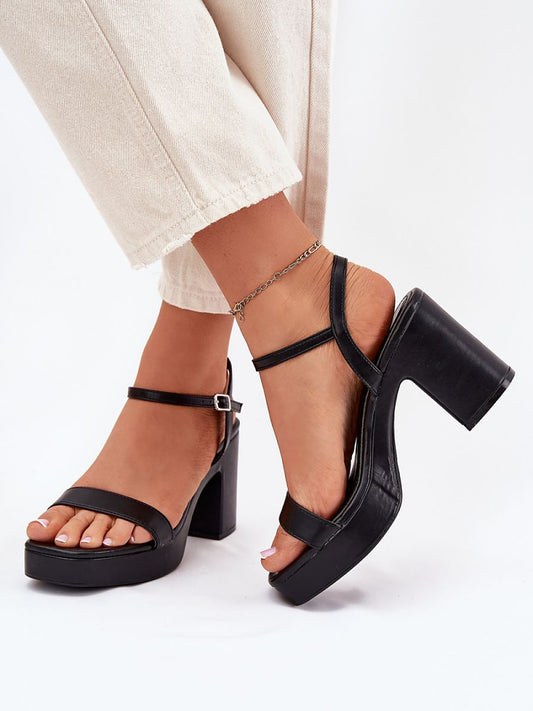 Heel sandals model 214093 Step in style-0