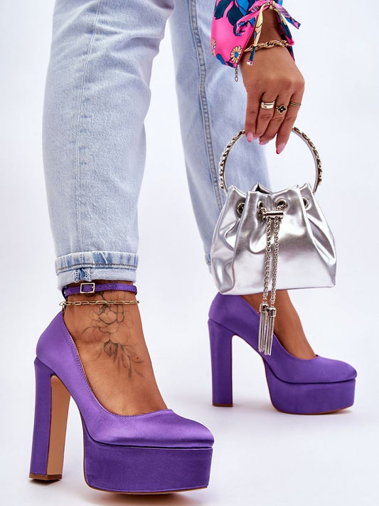 Block heel pumps model 176430 Step in style-0
