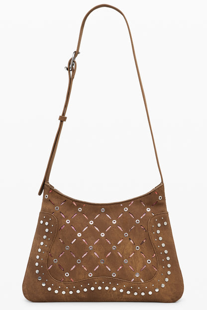 DESIGUAL WOMEN'S BROWN BAG-2