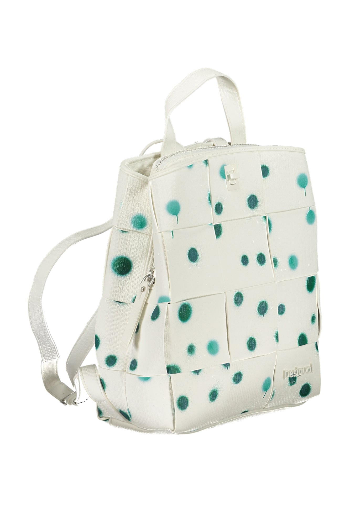 DESIGUAL WHITE WOMEN'S BACKPACK-2