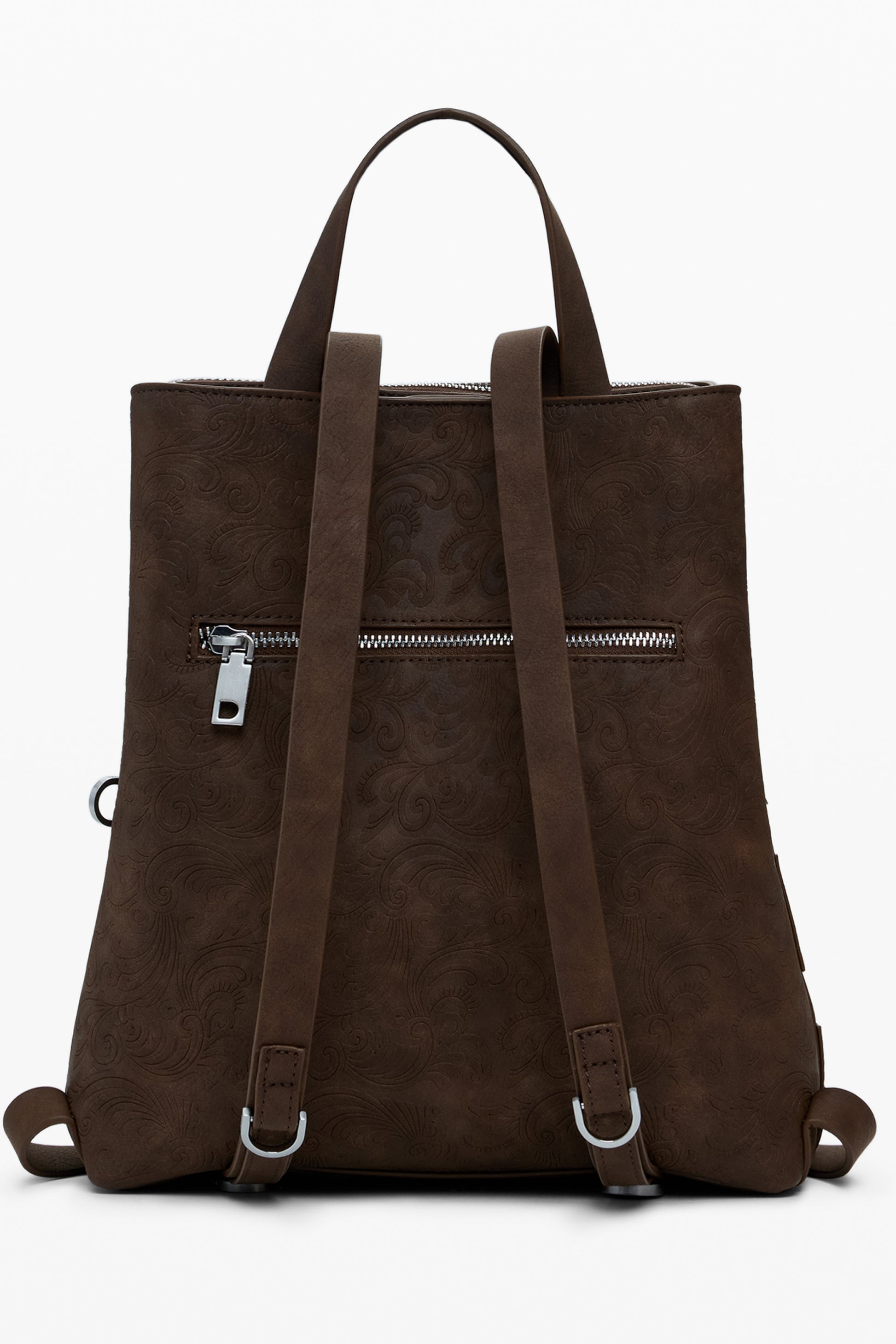 DESIGUAL WOMEN'S BROWN BACKPACK-2