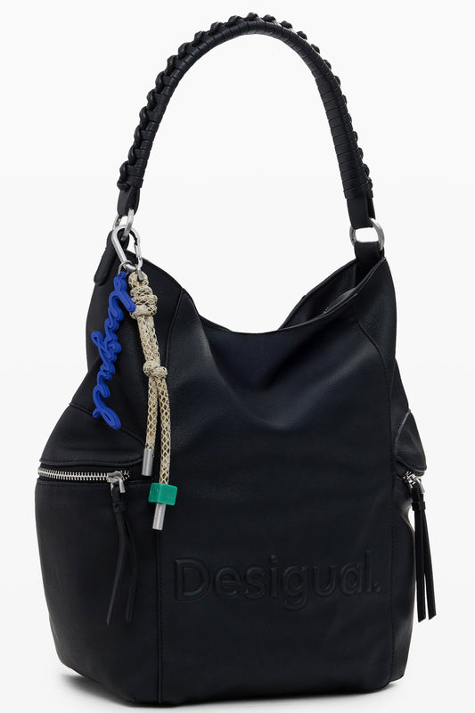DESIGUAL WOMEN'S BLACK BACKPACK-1