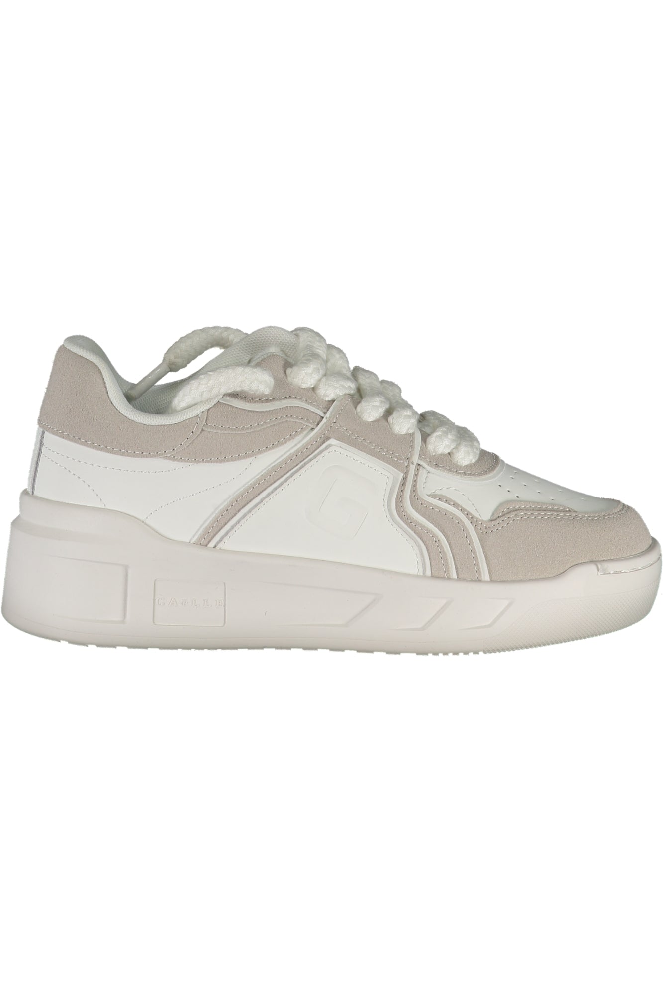 GAELLE PARIS WHITE WOMEN'S SPORTS SHOES-0