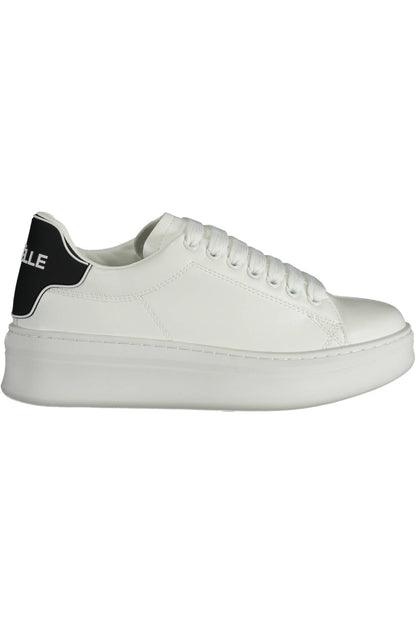 GAELLE PARIS WHITE WOMEN'S SPORTS SHOES-0