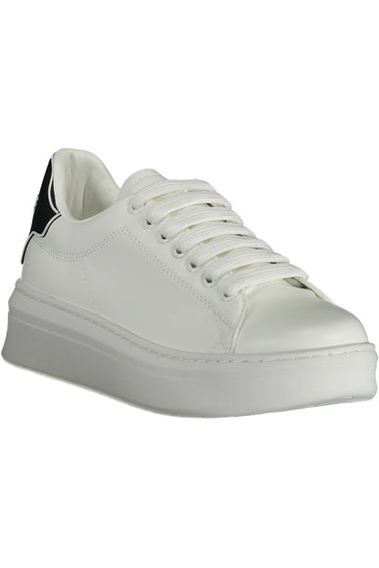 GAELLE PARIS WHITE WOMEN'S SPORTS SHOES-1