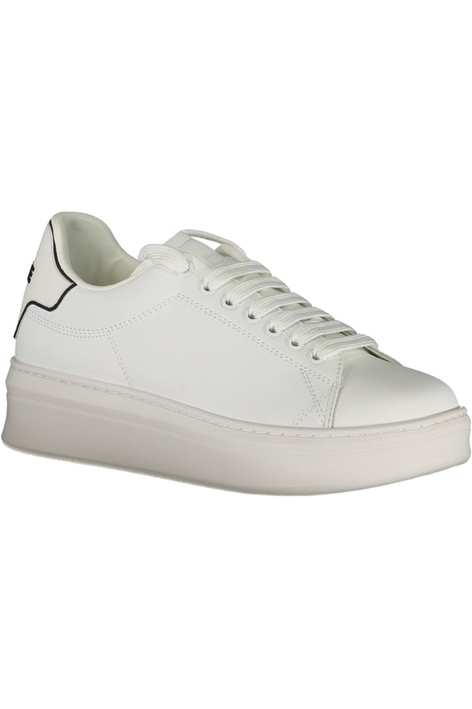 GAELLE PARIS WHITE WOMEN'S SPORTS SHOES-1