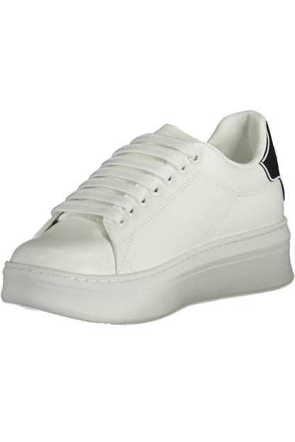 GAELLE PARIS WHITE WOMEN'S SPORTS SHOES-2