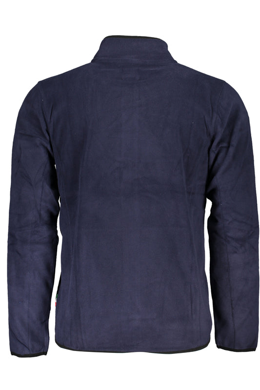 GIAN MARCO VENTURI MEN'S BLUE ZIP SWEATSHIRT-1