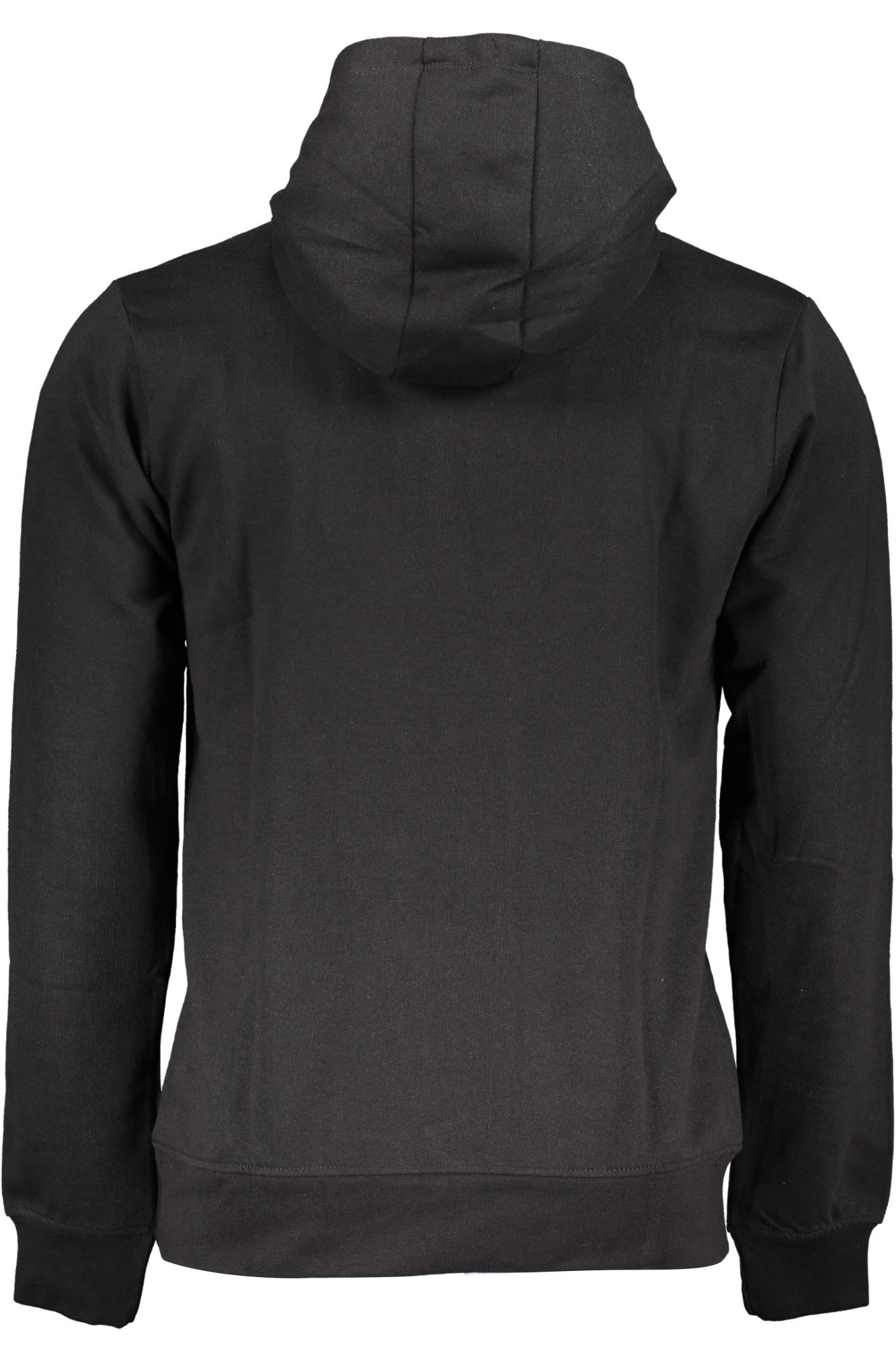 GIAN MARCO VENTURI MEN'S BLACK ZIP-LESS SWEATSHIRT-1