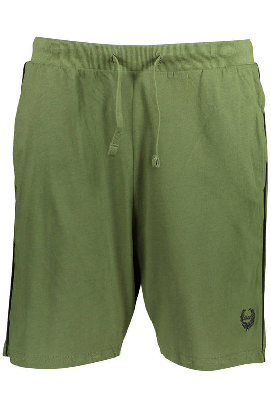 GIAN MARCO VENTURI MEN'S GREEN SHORTS-0